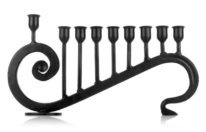 Menorahs for Hanukkah - 9 Candle Handmade Iron Chanukah Menorah