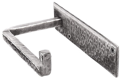 Wall Mounted Iron Toilet Paper Holder - Silver