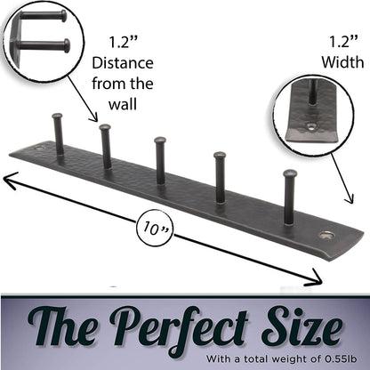 Decorative 5 Hooks Iron key holder for wall  