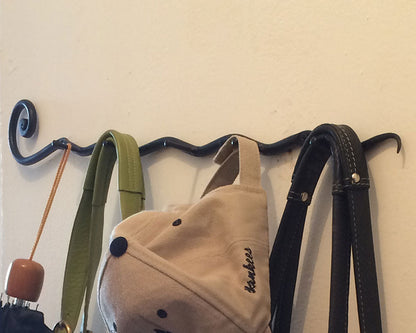 Handmade Five Hook Rack 