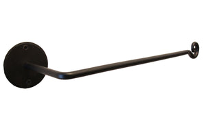 Wrought Iron One Swirl Wall Mount Paper Towel Holder  