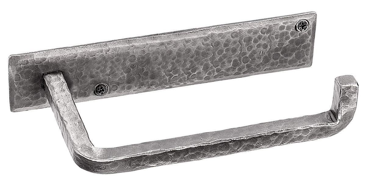 Wall Mounted Iron Toilet Paper Holder - Silver