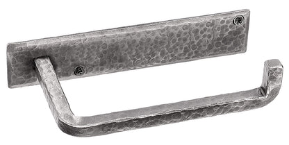 Wall Mounted Iron Toilet Paper Holder - Silver